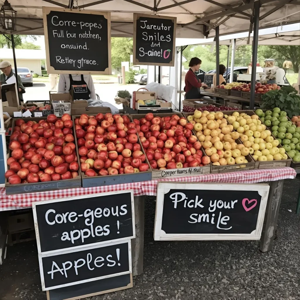 Apple puns for business