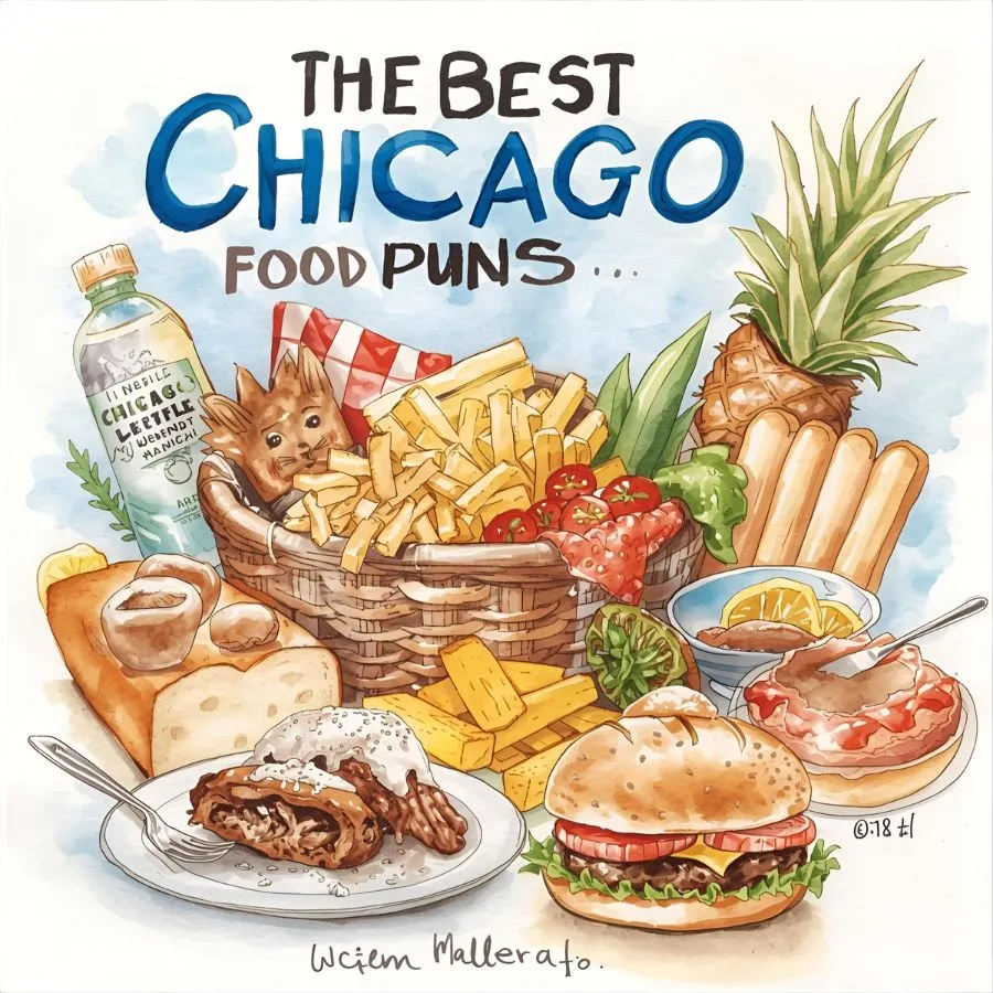 Best Chicago Food Puns