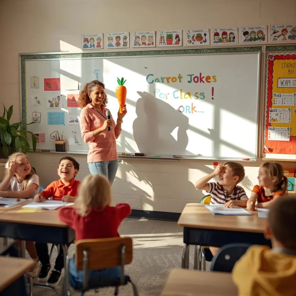 Carrot Jokes for Teachers & Classrooms