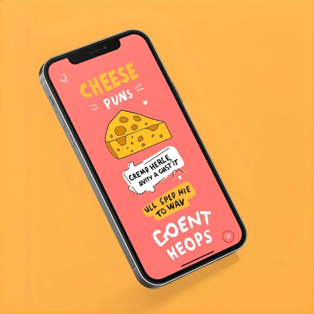 Cheese Puns for Social Media Captions