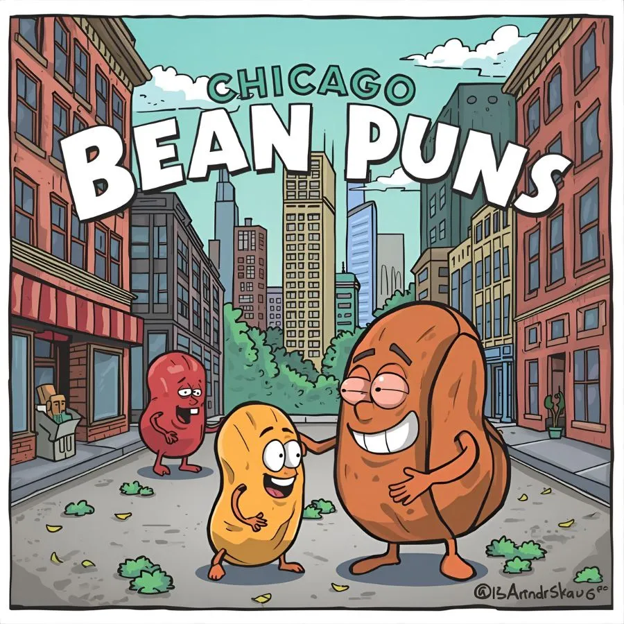 Chicago Bean Puns