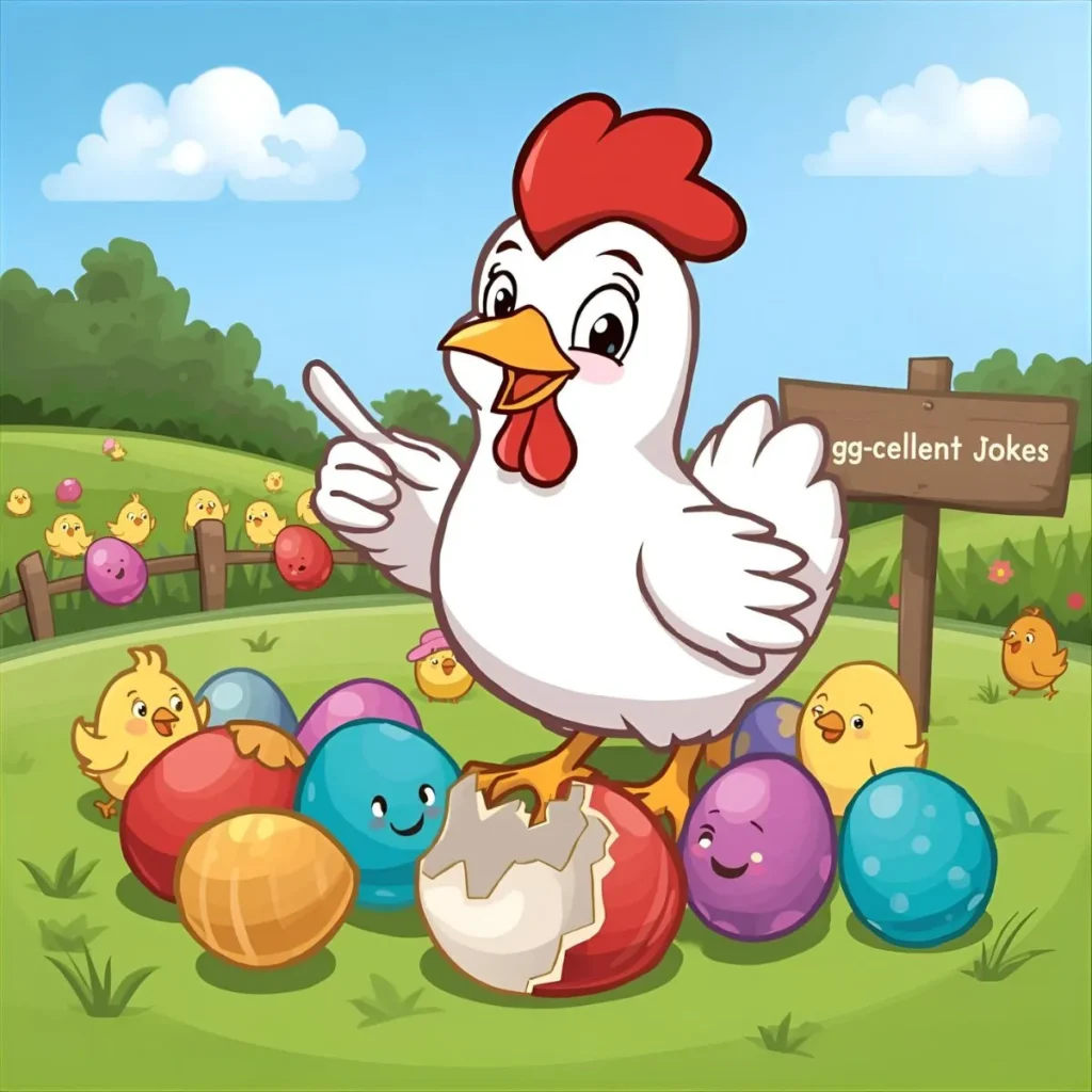 Chicken-Themed Egg Humor