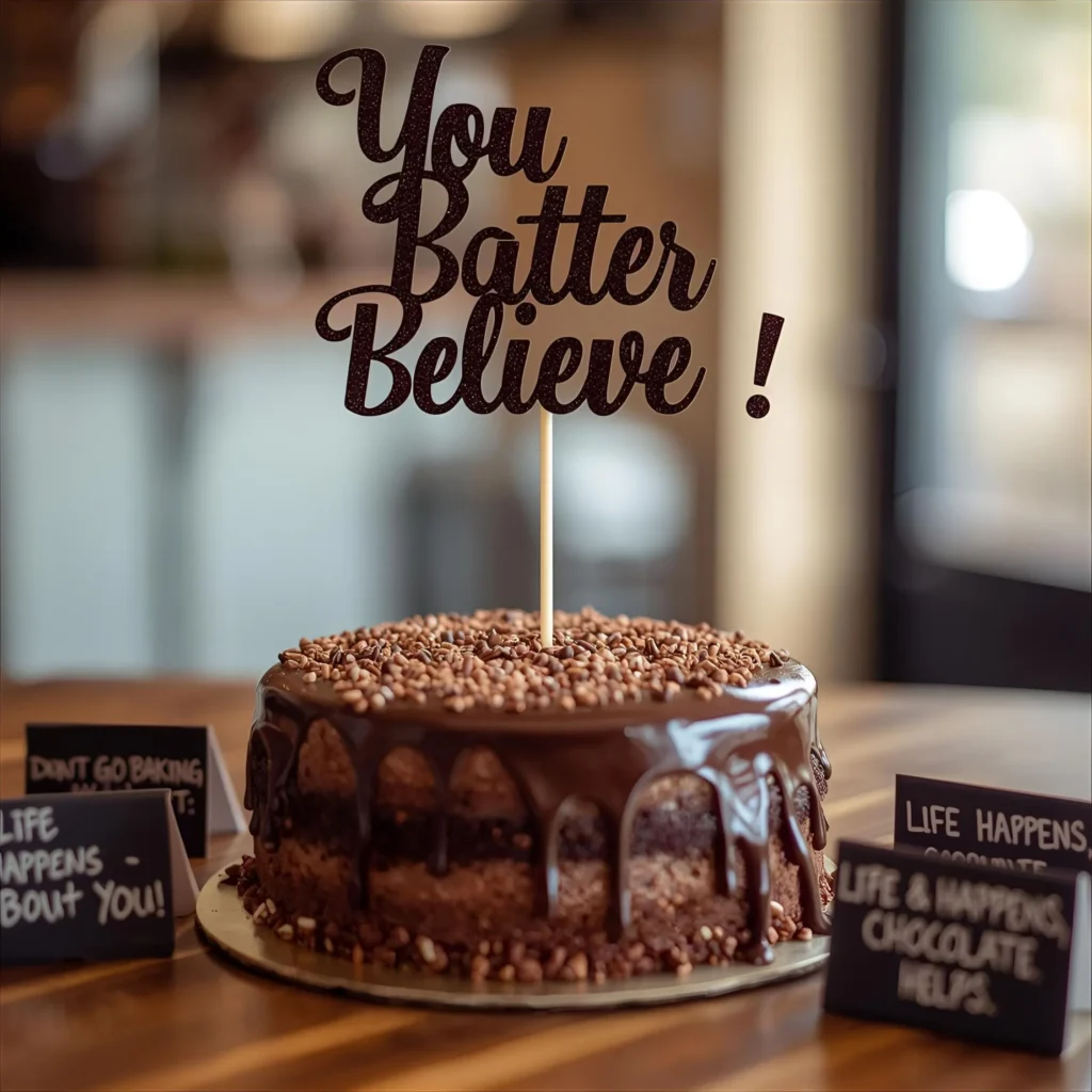 Chocolate Cake Puns