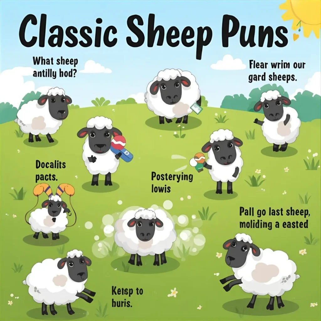 Classic Sheep Puns