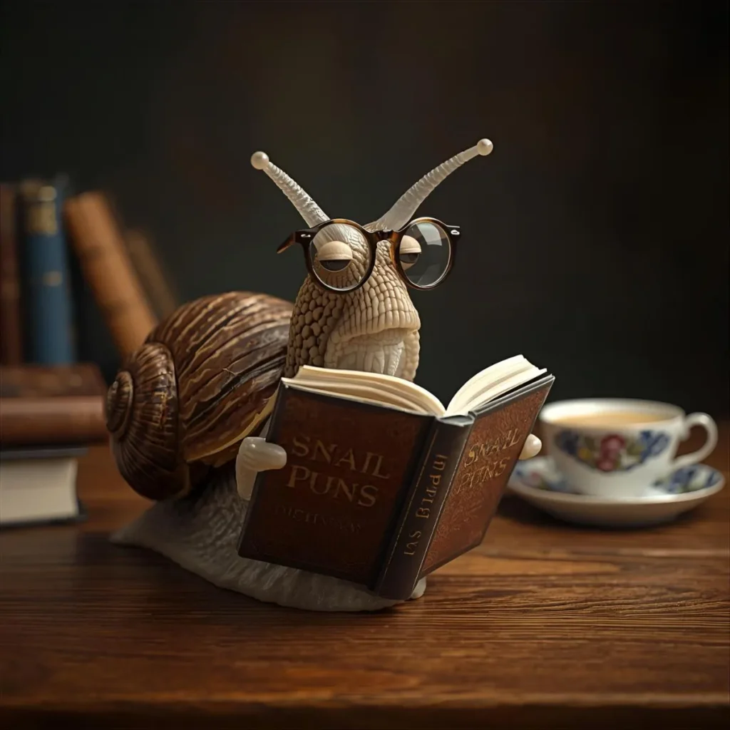 Clever and Punny Snail