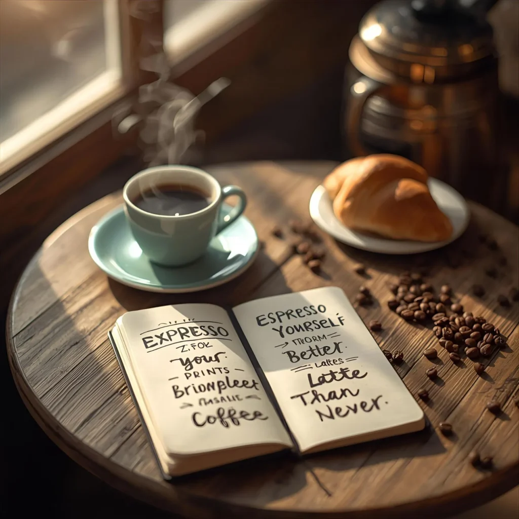 Clever Coffee Puns