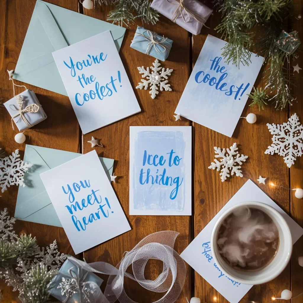 Creative Ice Puns for Gifts, Cards & Notes