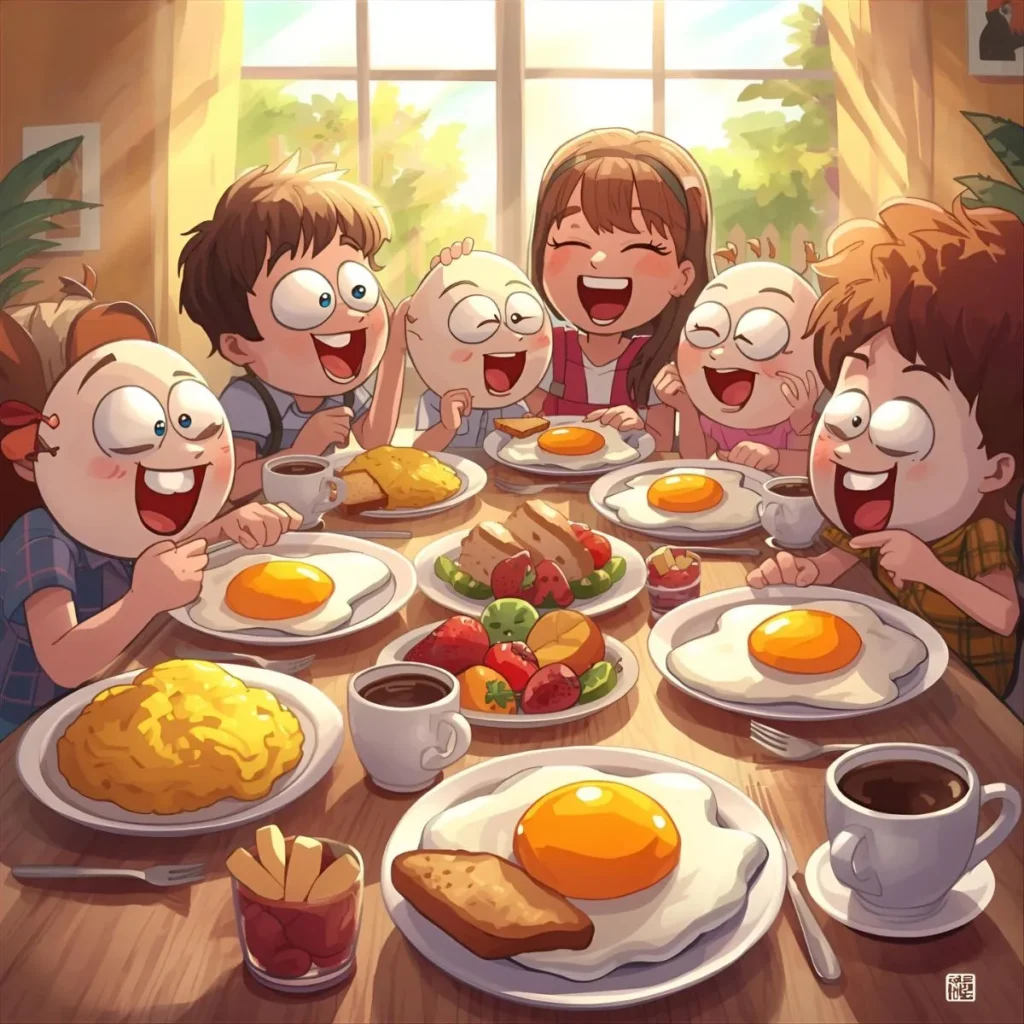 Funny Breakfast Egg Puns