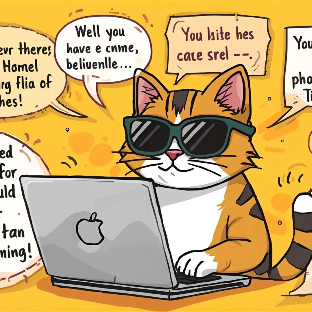 Funny Cat Puns for Social Media Captions
