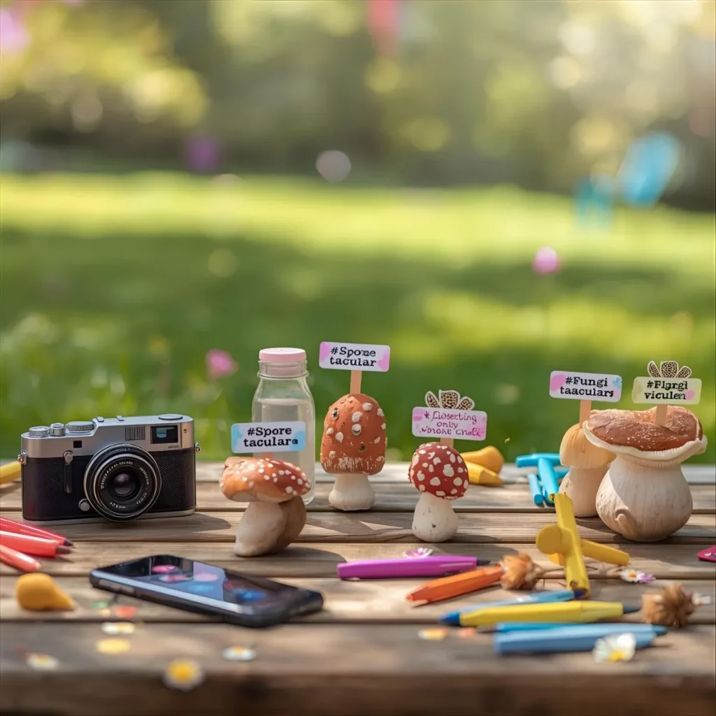 Mushroom Puns for Social Media Captions