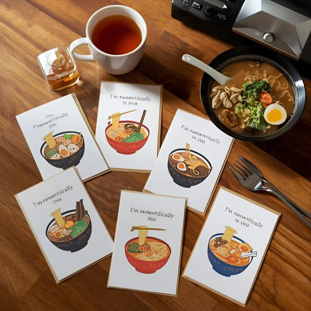 Ramen Puns for Greeting Cards