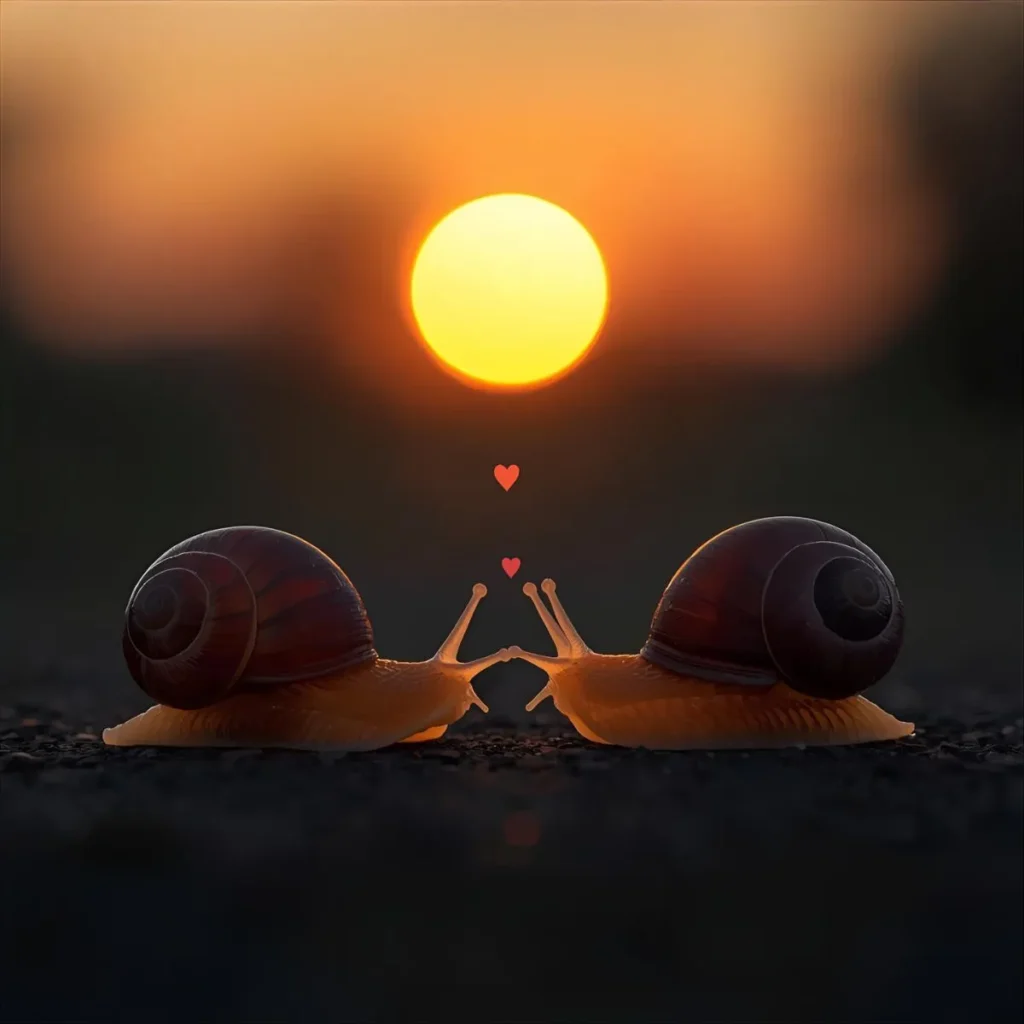 Romantic Snail Puns