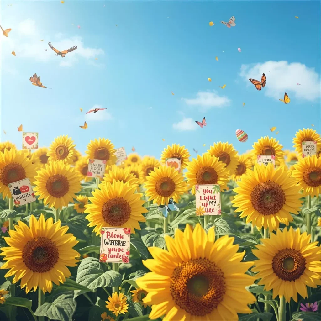 Seasonal or Holiday Sunflower Puns