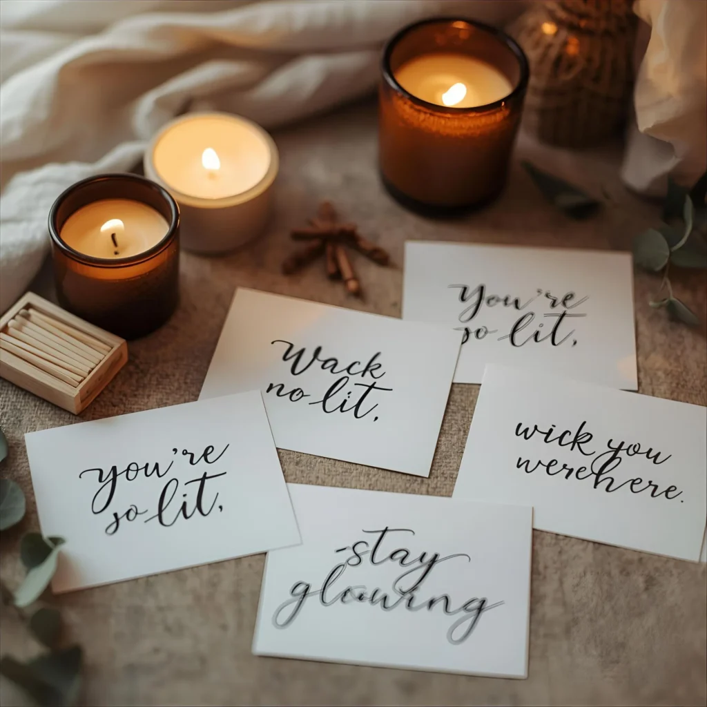 Short candle puns 