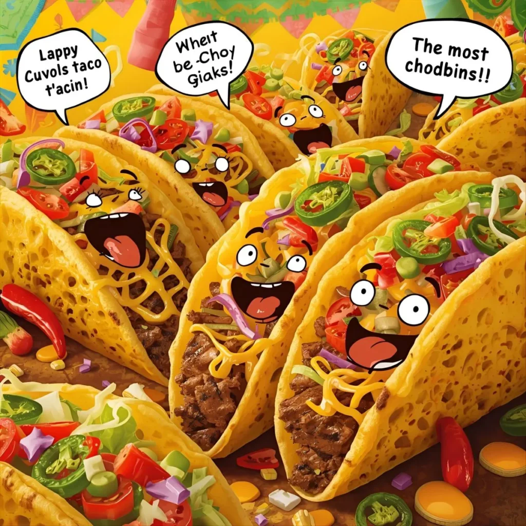 Spicy & Cheesy Taco Puns