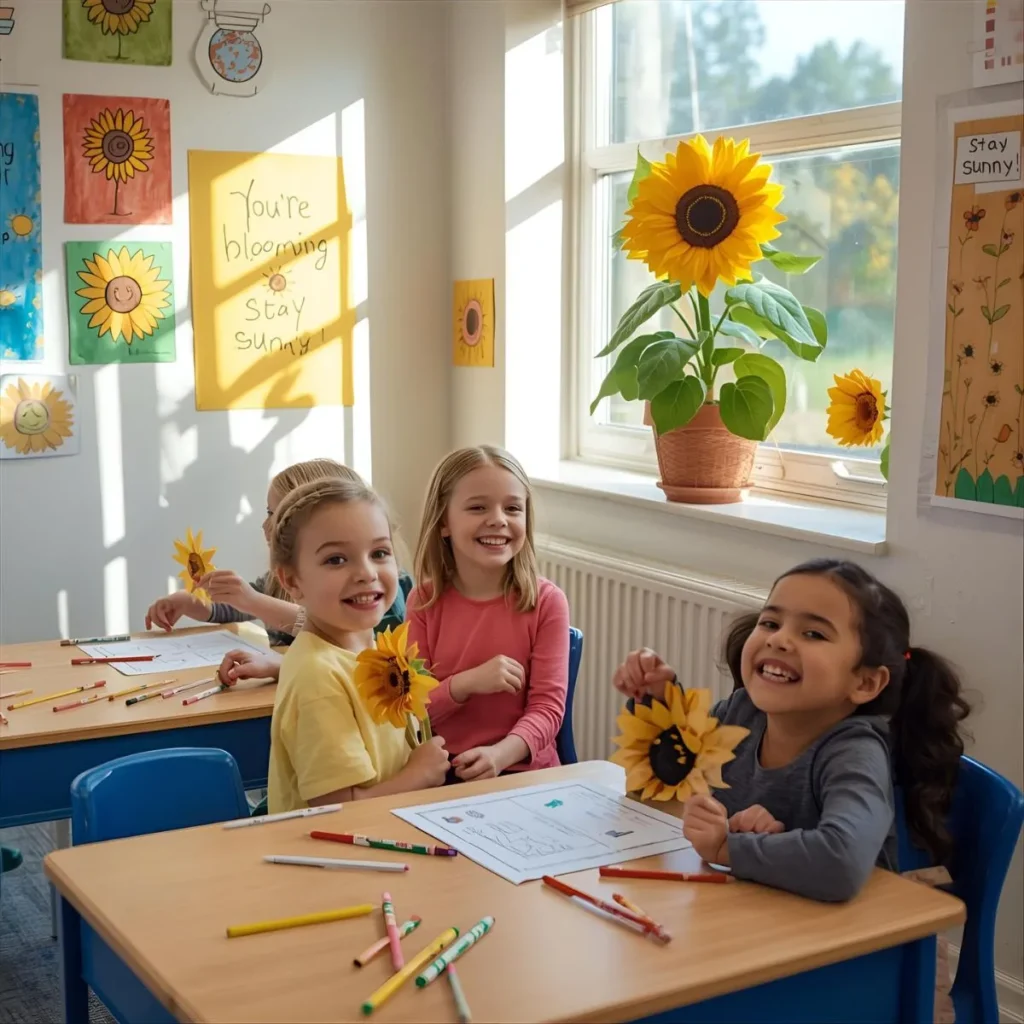 Sunflower Puns for Kids & Schools