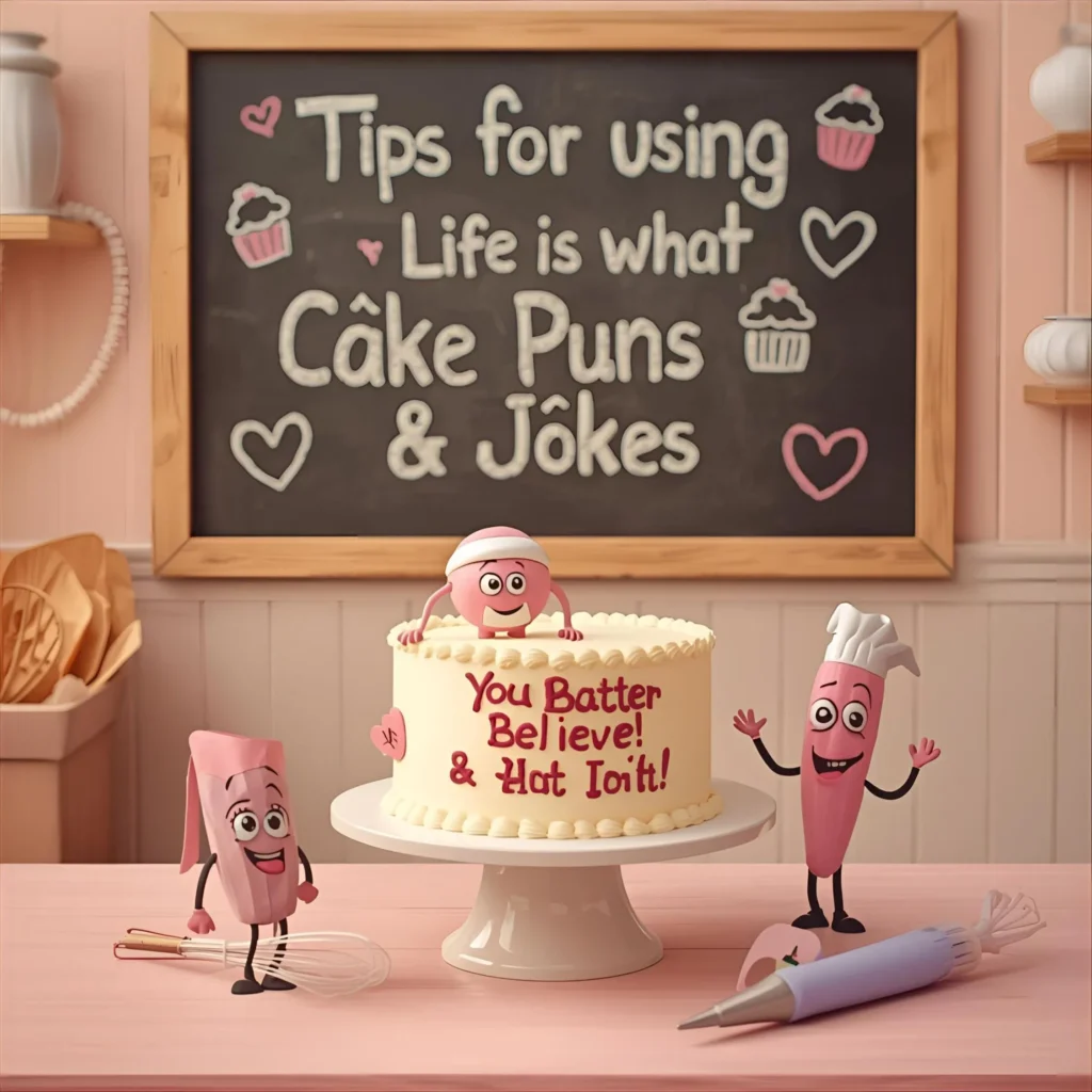 Tips for Using Cake Puns and Jokes