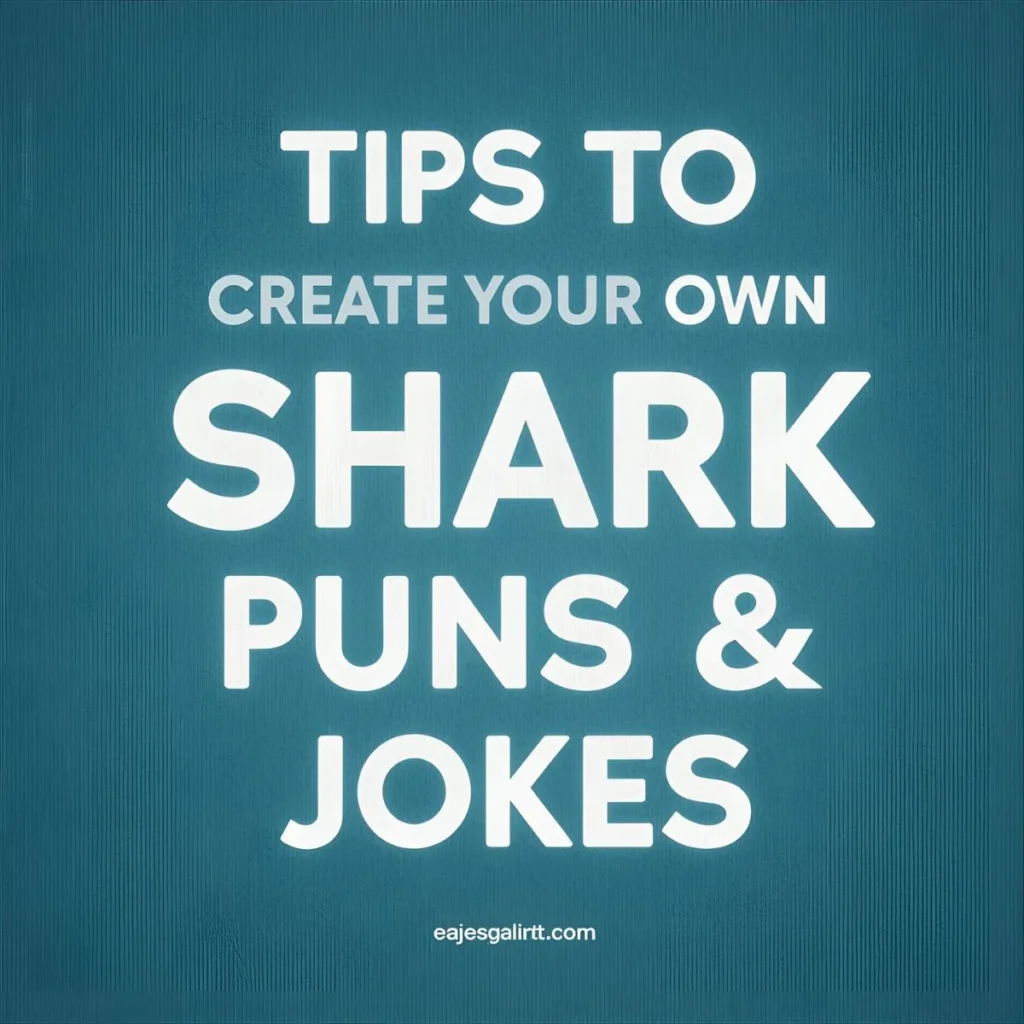 Tips to Create Your Own Shark Puns & Jokes