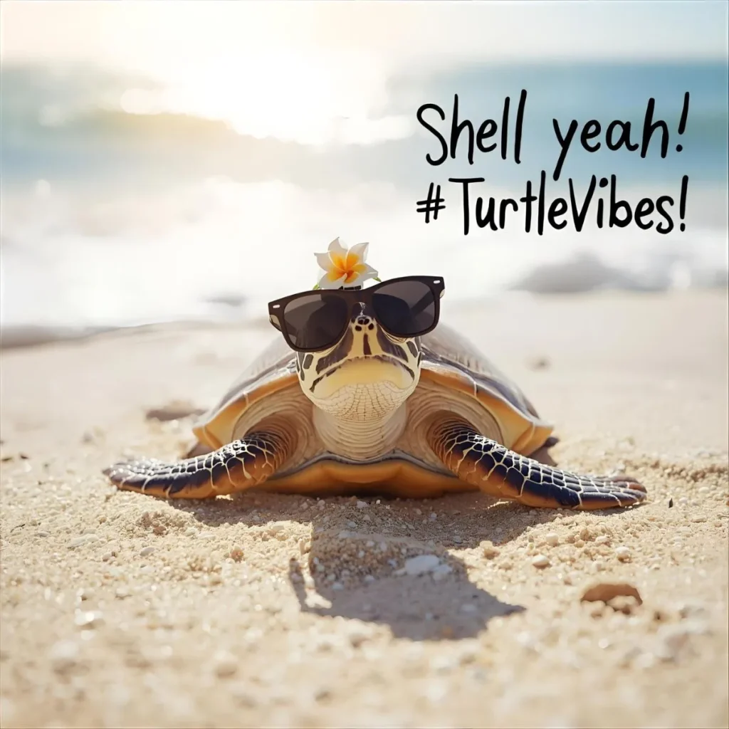 Turtle Puns for Instagram Captions