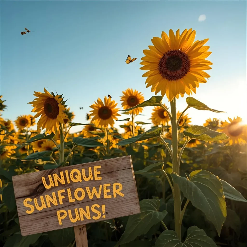 Unique Sunflower Puns