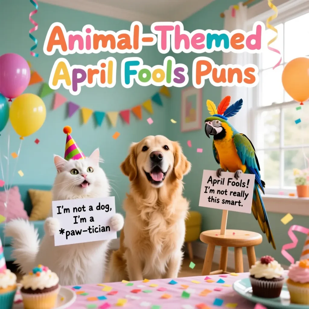 Animal-Themed April Fools Puns