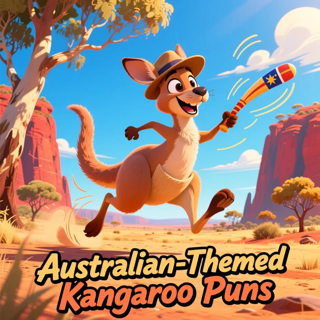 Australian-Themed Kangaroo Puns