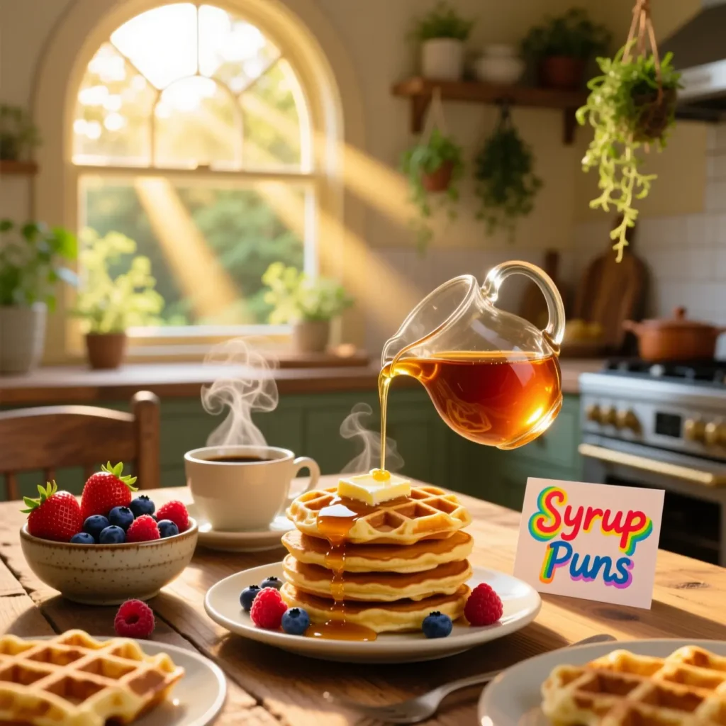 Brunch Syrup Puns