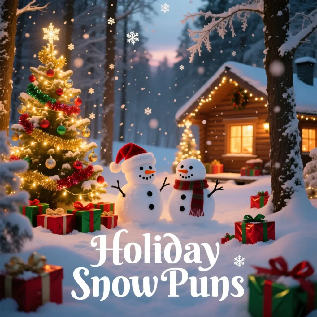 Christmas Snow Puns