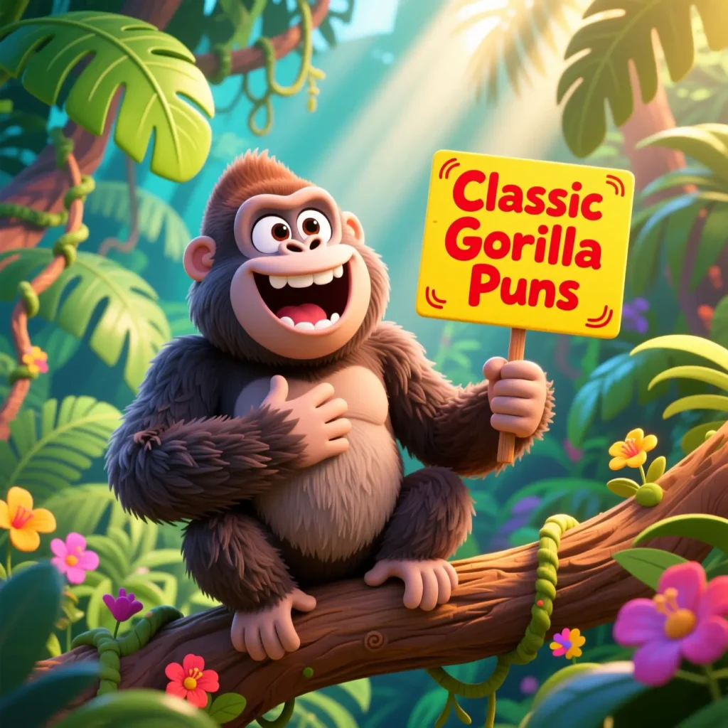 Classic Gorilla Puns 