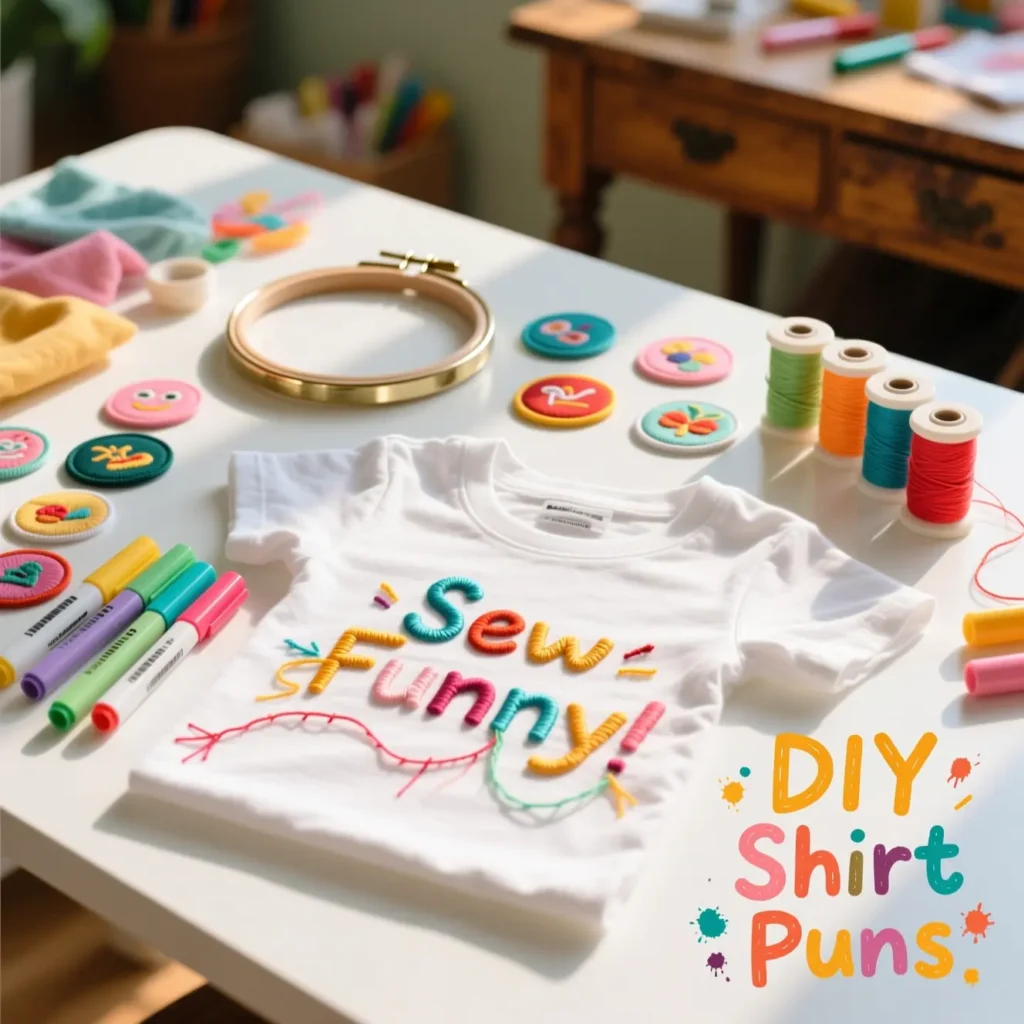 Clever DIY Shirt Pun