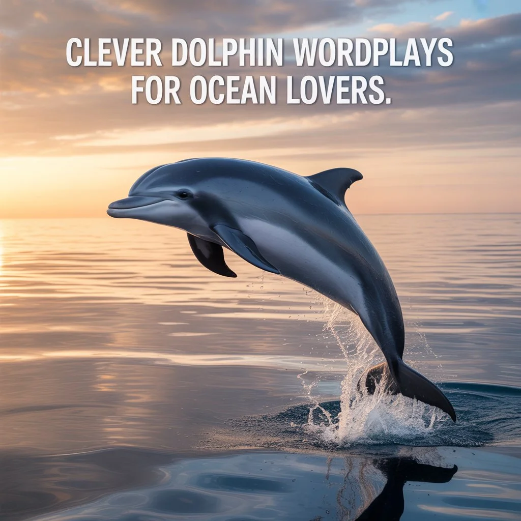 Clever Dolphin Wordplays 