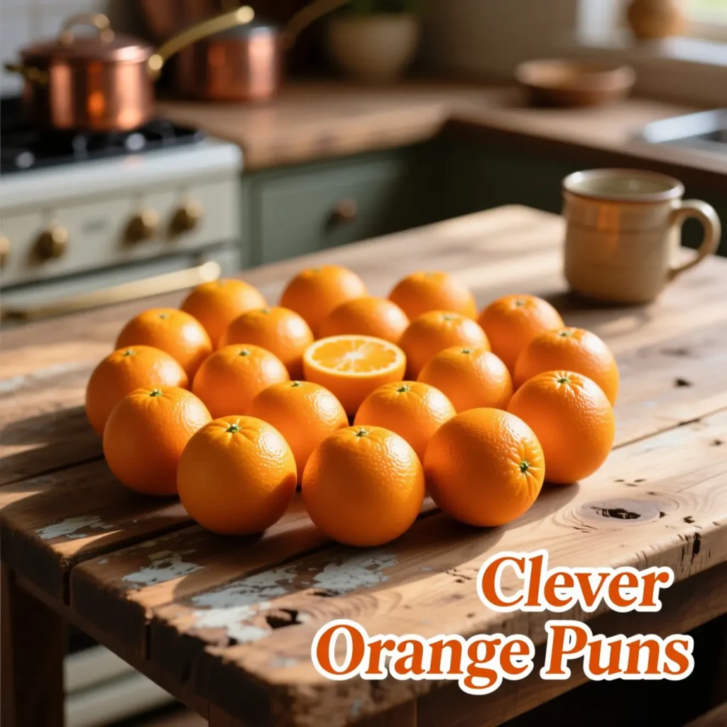 Clever Orange Puns