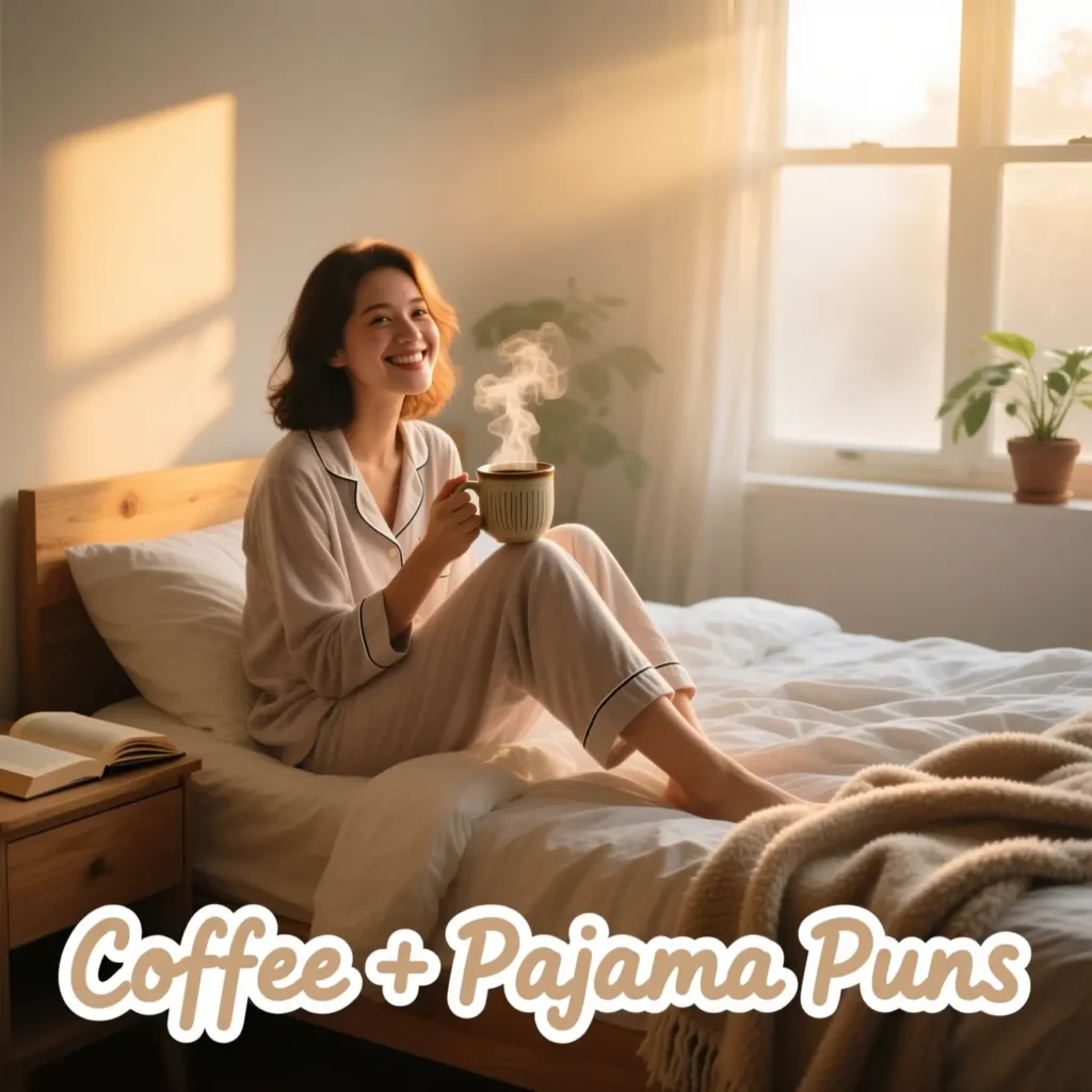 Coffee + Pajama Puns