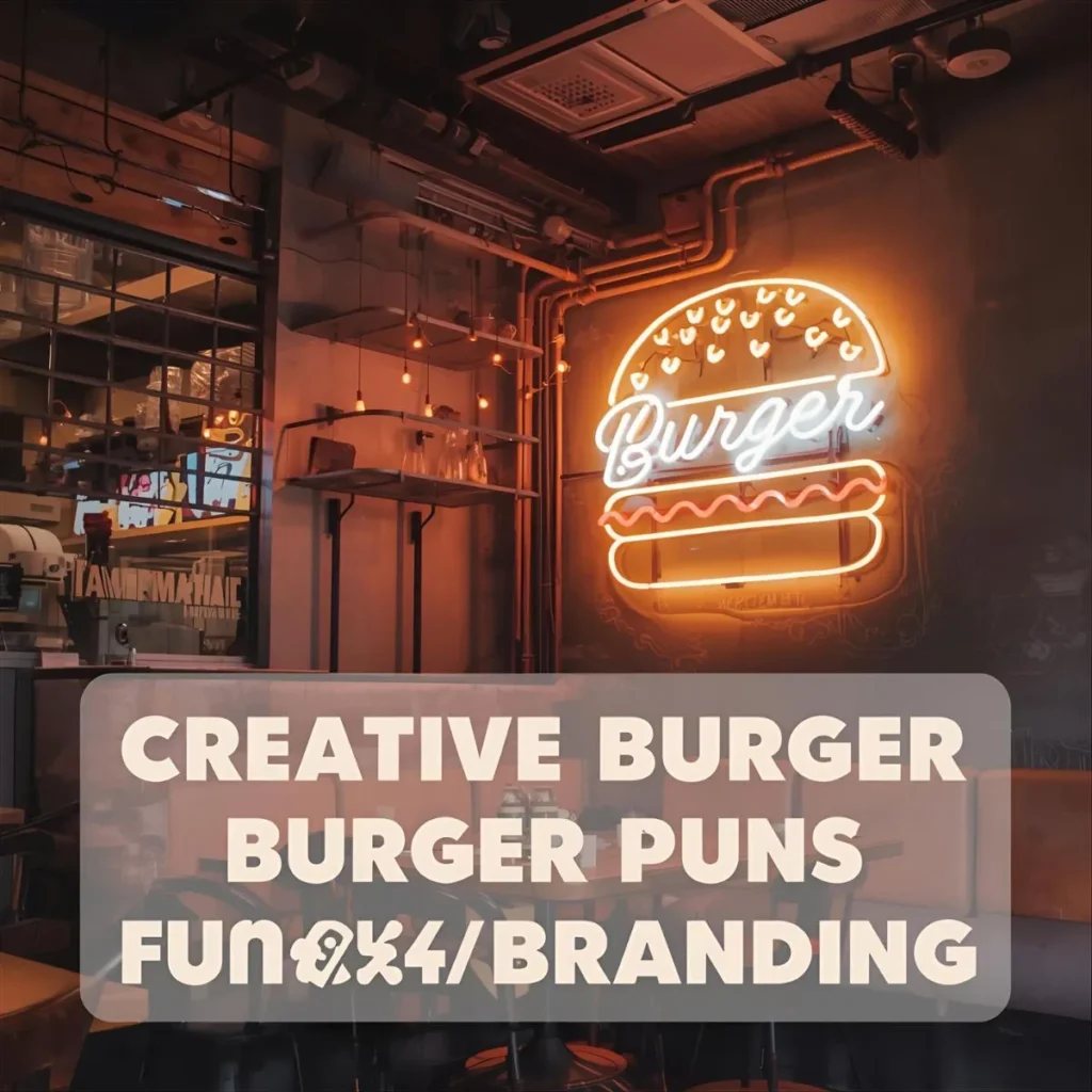 Creative Burger Puns