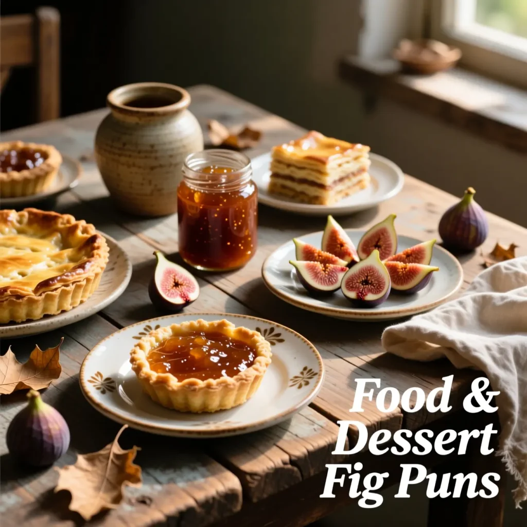 Food & Dessert Fig Puns 