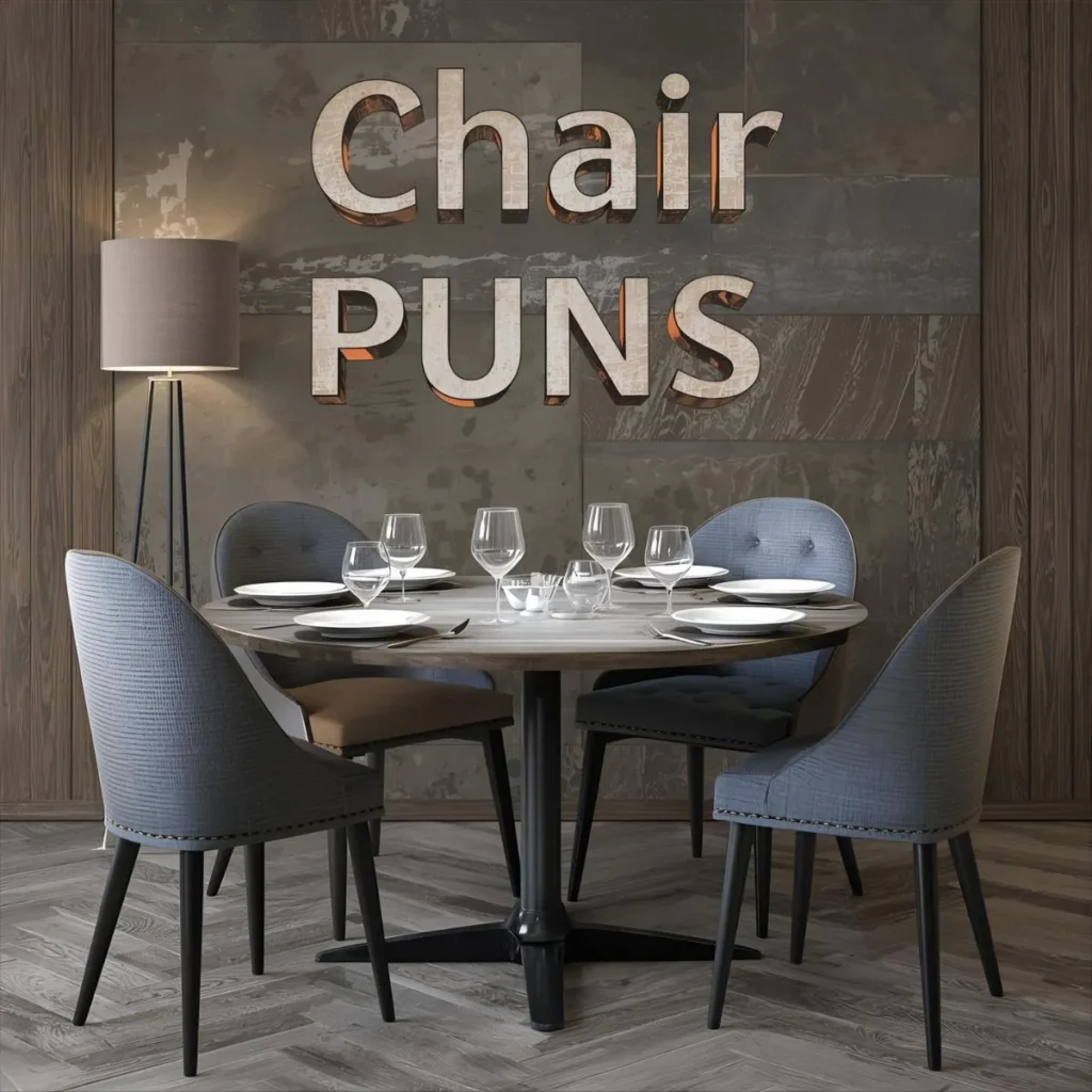 Funny Dining Chair Puns