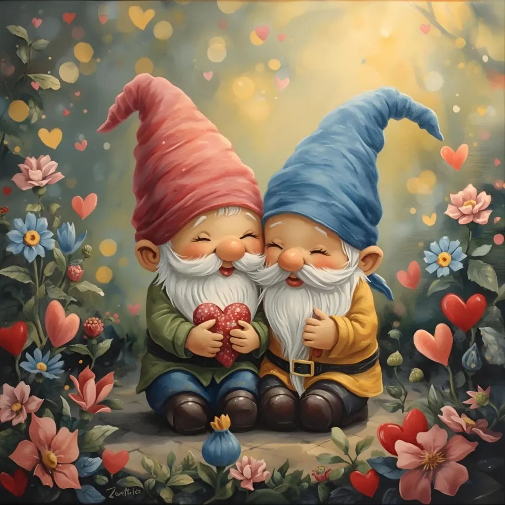 Gnome Love & Relationship Puns