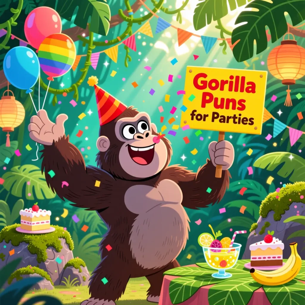Gorilla Puns for Parties