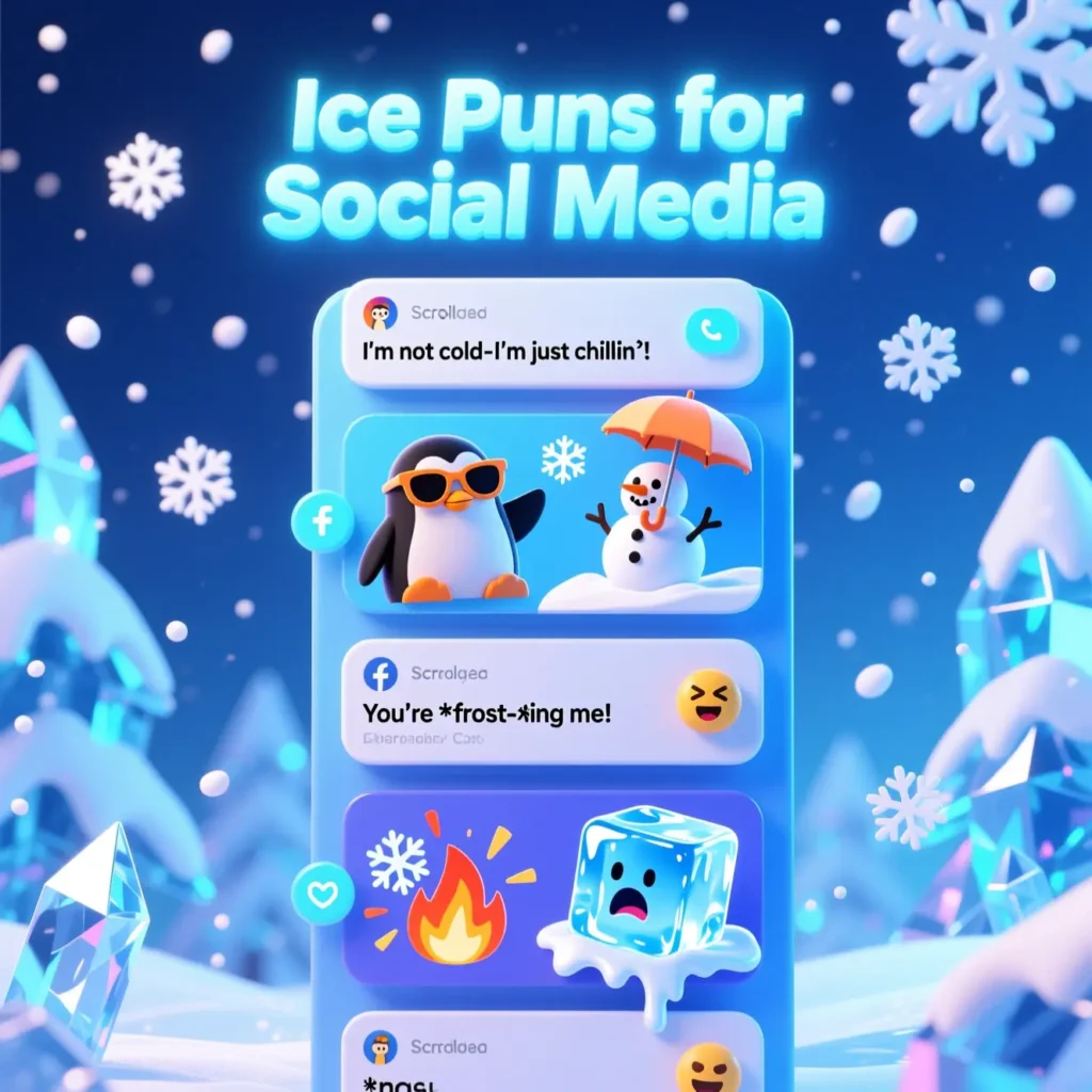 Ice Puns for Social Media