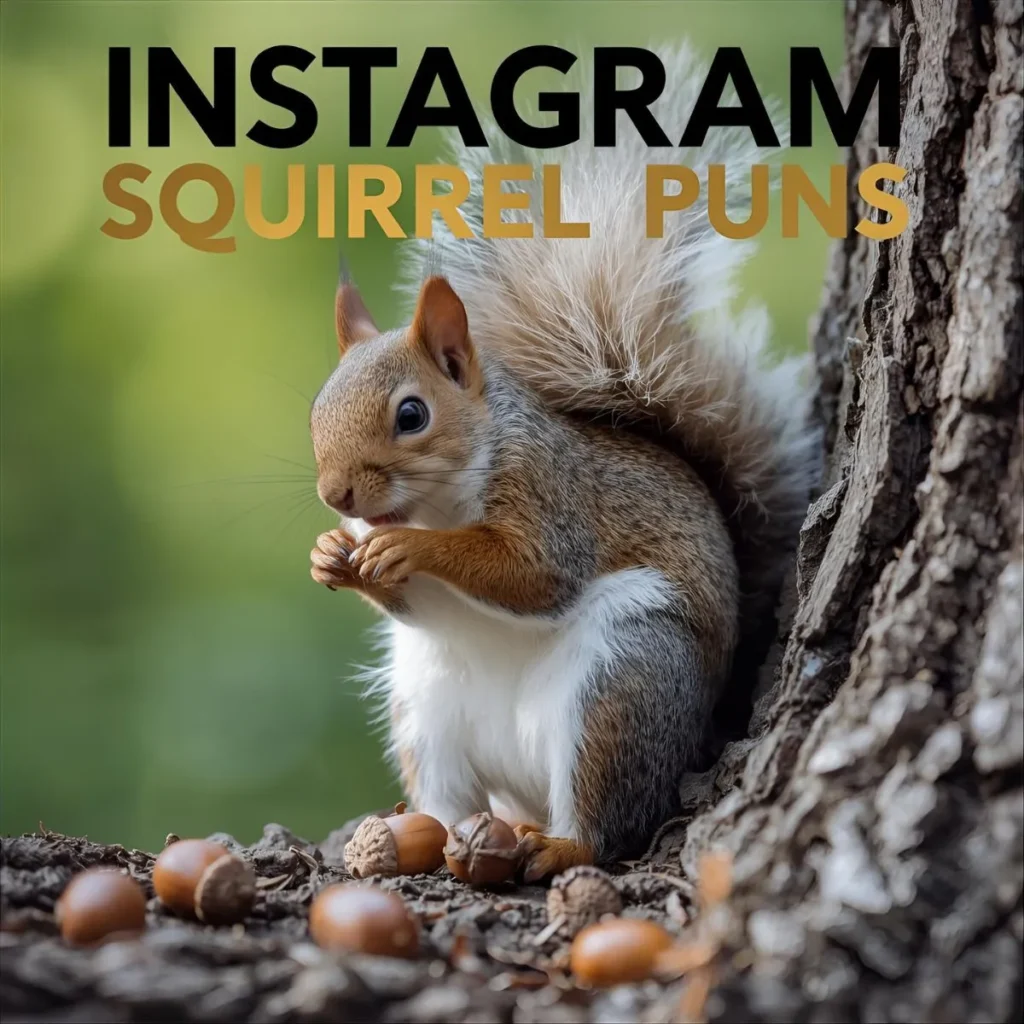 Instagram Squirrel Puns
