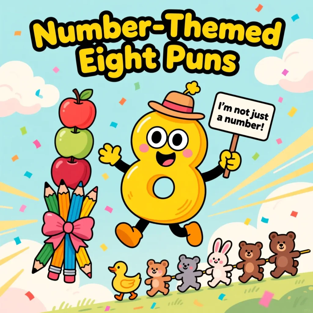 Number-Themed Eight Puns
