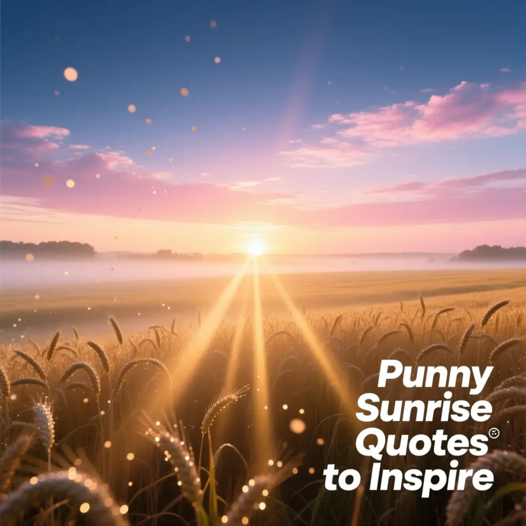 Punny Sunrise Quotes