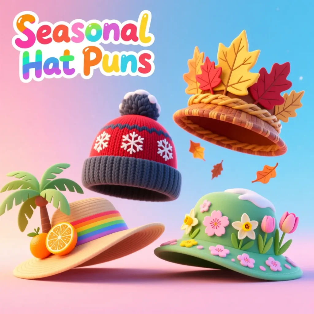 Seasonal Hat Puns