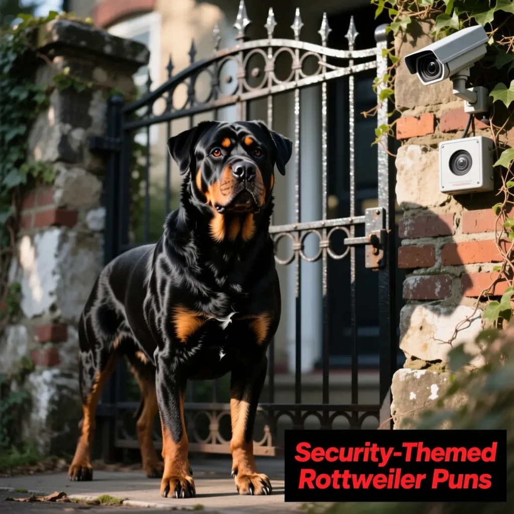 Security-Themed Rottweiler Puns