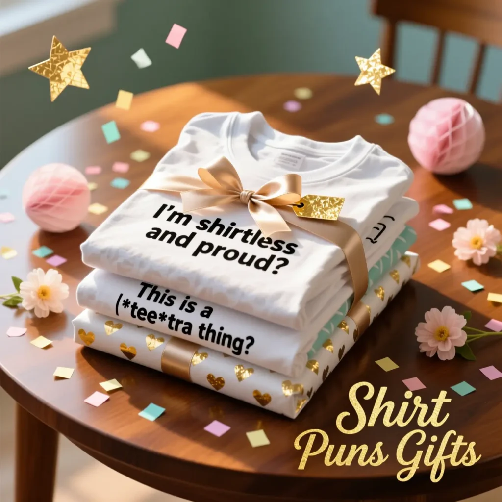 Shirt Puns as Gifts