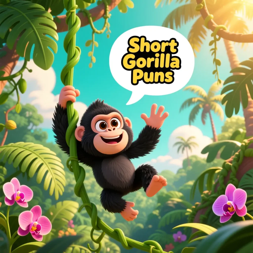 Short Gorilla Puns