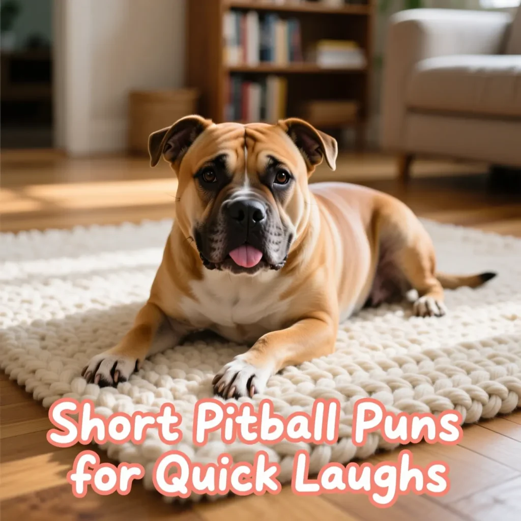Short Pitbull Puns