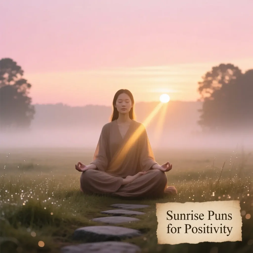 Sunrise Puns for Self-Care