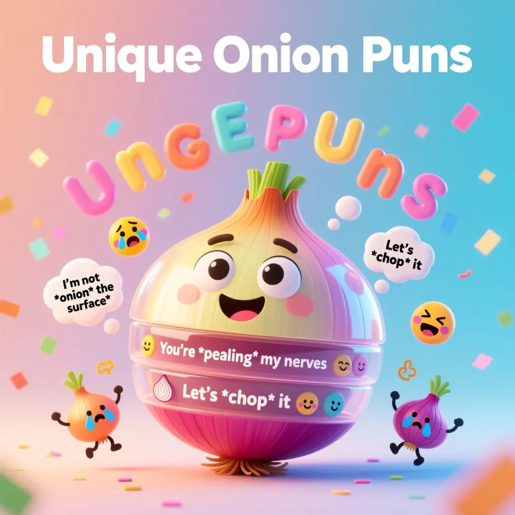 Unique Onion Puns