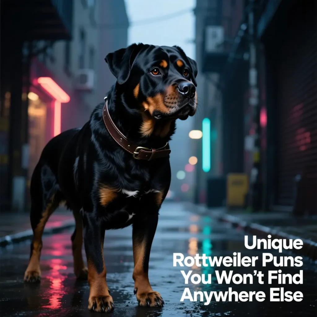 Unique Rottweiler Puns